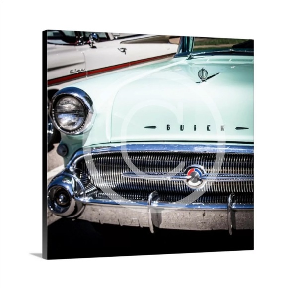 Large Wall Canvas Picture Print Classic Car Buick